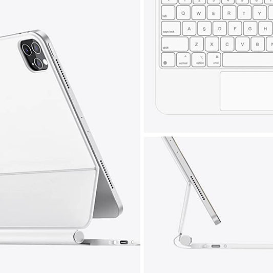 iPad Air 11 (2025/2024) / Air 10.9 (2022/2020) Bluetooth Magnetisch Toetsenbord Wit