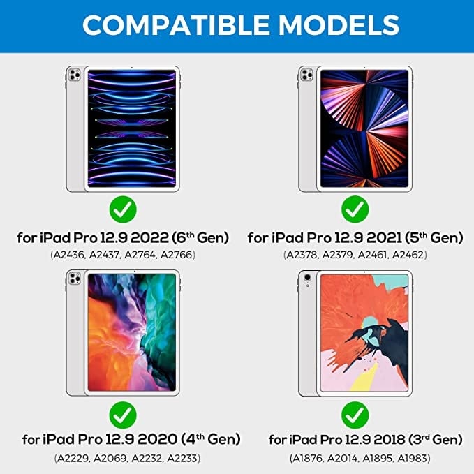 iPad Pro 12.9-inch (2020/2021/2022) Smart Cover Zwart