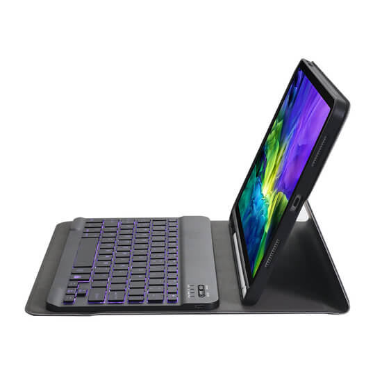 iPad Pro 12.9-inch (2018/2020/2021/2022) Hoes Met Afneembaar Toetsenbord Blauw