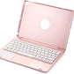 iPad 10.2-inch (2019) Toetsenbord Case Roze