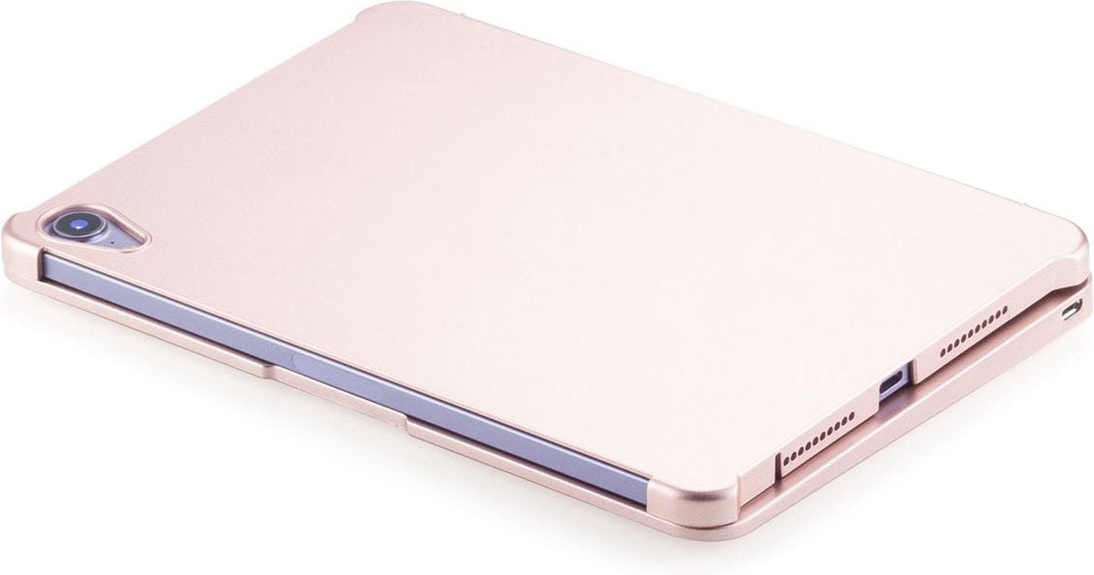 iPad Mini 4/5 Bluetooth Toetsenbord Hoes Rosé Goud - QWERTY