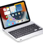 iPad Mini 4/5 Bluetooth Toetsenbord Hoes Zilver - QWERTY