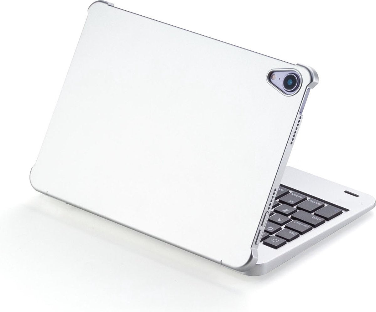 iPad Mini 4/5 Bluetooth Toetsenbord Hoes Zilver - QWERTY
