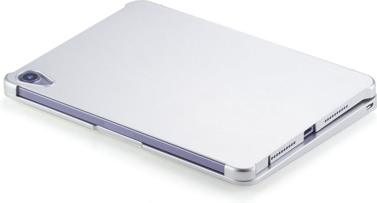 iPad Mini 4/5 Bluetooth Toetsenbord Hoes Zilver - QWERTY