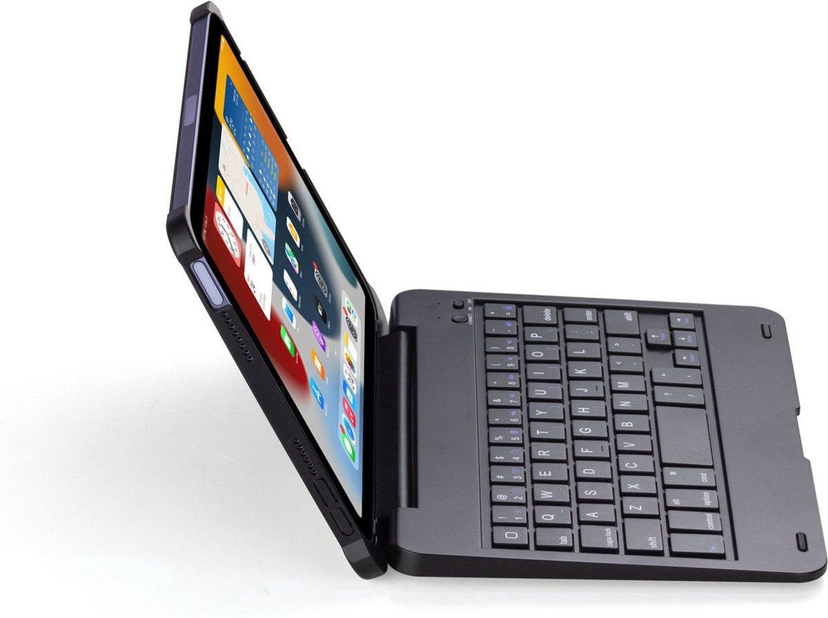 iPad Mini 6/7 Bluetooth Toetsenbord Hoes Zwart