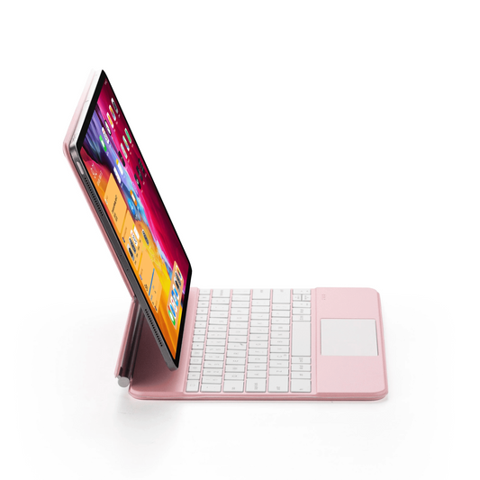 iPad Air 13 inch (2025/2024) Bluetooth Magnetisch Toetsenbord Roze