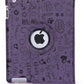iPad mini 360 hoes Trendy leer paars